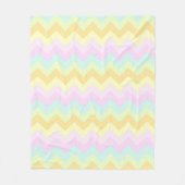 Couverture Polaire Party Pastel Chevrons (Devant)