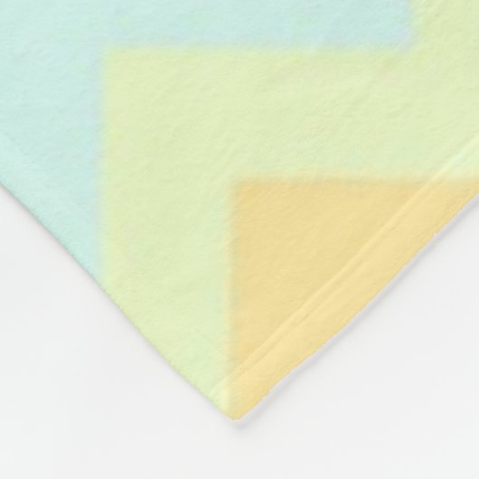 Couverture Polaire Party Pastel Chevrons (Coin)