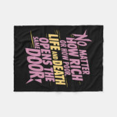 Couverture Polaire Pas Comme Il Est Riche Ou Pauvre... Autocollant (Devant (Horizontal))