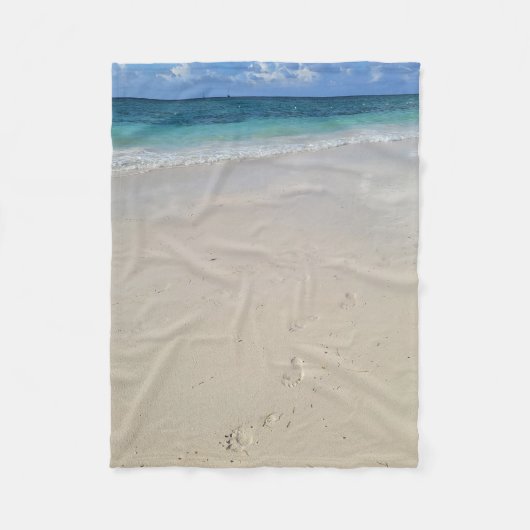 Couverture Polaire Pas dans le Sable : Confort Côtier (Devant)