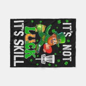 Couverture Polaire Pas de chance Fier Compétence St. Patrick's Day Ho (Devant (Horizontal))