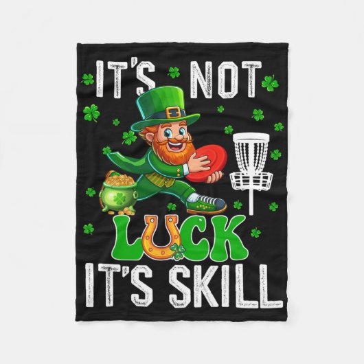 Couverture Polaire Pas de chance Fier Compétence St. Patrick's Day Ho (Devant)