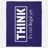 Couverture Polaire Pas illégal (Devant)