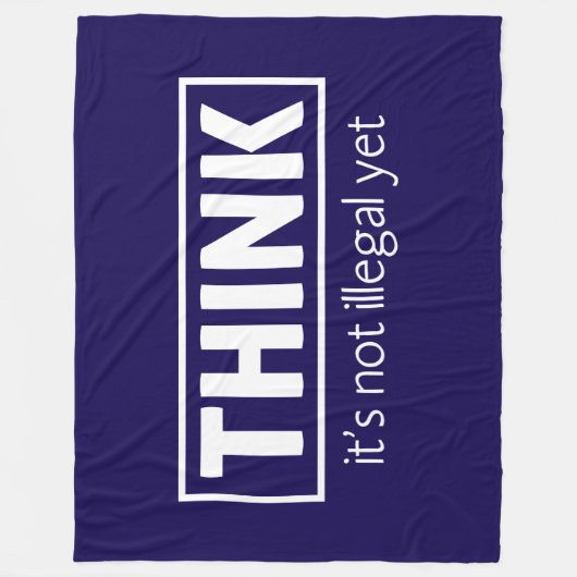 Couverture Polaire Pas illégal (Devant)