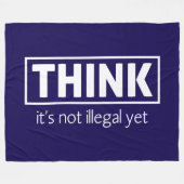 Couverture Polaire Pas illégal (Devant (Horizontal))