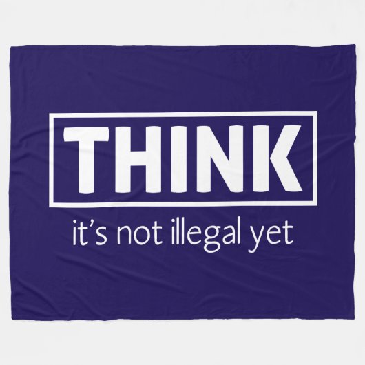 Couverture Polaire Pas illégal (Devant (Horizontal))