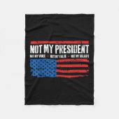 Couverture Polaire Pas Mon Président Pas Ma Voix Pas Mes Croyances Us (Devant)