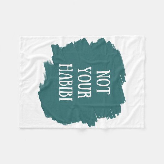 Couverture Polaire Pas ton Habibi (Devant (Horizontal))