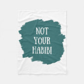 Couverture Polaire Pas ton Habibi (Devant)