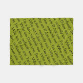 Couverture Polaire Passez l'expression du club noir orphelin de (Devant (Horizontal))