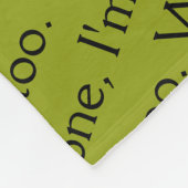 Couverture Polaire Passez l'expression du club noir orphelin de (Coin)