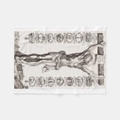 Couverture Polaire Passion de Jésus crucifixion du Christ (Devant (Horizontal))