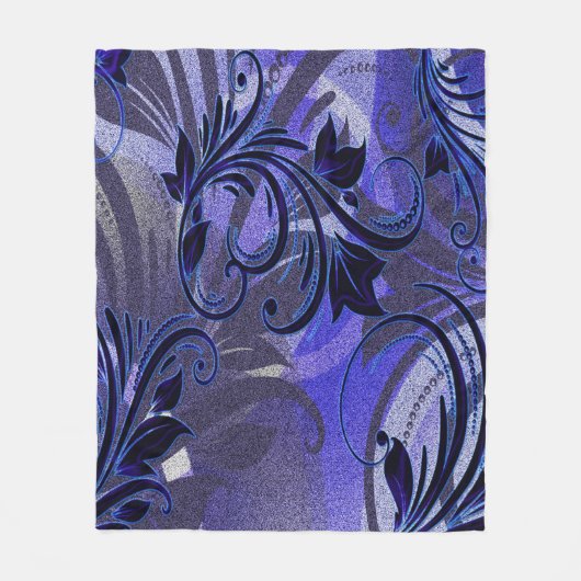 Couverture Polaire Passion violette (Devant)