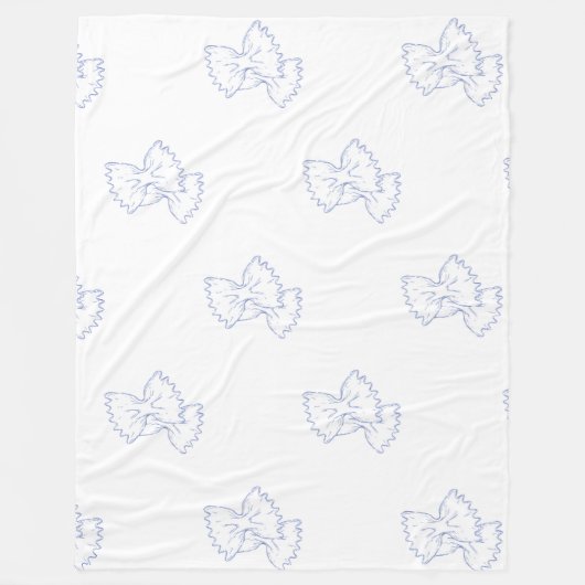 Couverture polaire - Pasta Lover - Farfalle (Devant)