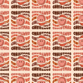 Couverture Polaire Pastel Christmas Groovy Retro Smile Emoticon Gift