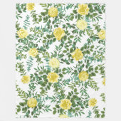 Couverture Polaire Pastel clair Peony et Rose Floral Mariage (Devant)