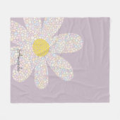 Couverture Polaire Pastel Daisy (Devant (Horizontal))