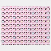Couverture Polaire Pastel de Candy Dots (Devant (Horizontal))