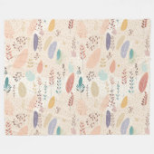Couverture Polaire Pastel de style bohème (Devant (Horizontal))