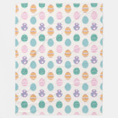 Couverture Polaire Pastel Easter Egg Motif (Devant)