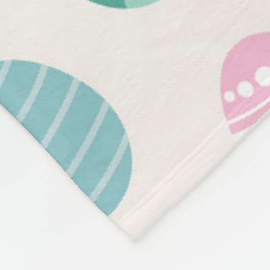 Couverture Polaire Pastel Easter Egg Motif (Coin)