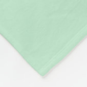 Couverture Polaire Pastel esthétique Muet Gradient Rose Mint Vert (Coin)