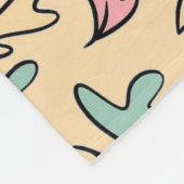 Couverture Polaire Pastel Feuille jaune (Coin)