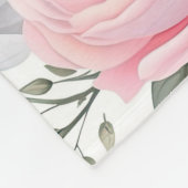 Couverture Polaire Pastel Floral Medley Motif (Coin)