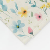 Couverture Polaire pastel garercolor florr (Coin)