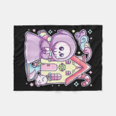 Couverture Polaire Pastel Goth Grim Faucheuse Xmas Halloween Facile C (Devant (Horizontal))
