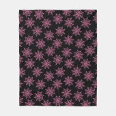 Couverture Polaire Pastel Goth Spider Web Pink (Devant)