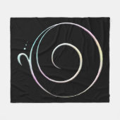 Couverture Polaire Pastel Gratitude  (Devant (Horizontal))