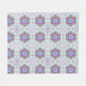 Couverture Polaire Pastel Kaleidoscope (Devant (Horizontal))