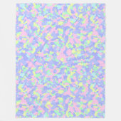 Couverture Polaire Pastel Lime Fleece Sherpa Blanket (Devant)