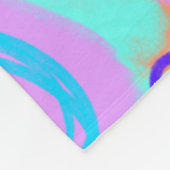 Couverture Polaire Pastel Pop Art Abstrait (Coin)