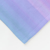 Couverture Polaire Pastel Purple Blue Green Fleece Blanche (Coin)