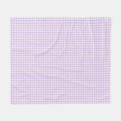 Couverture Polaire Pastel Purple En vichy Motif (Devant (Horizontal))