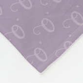 Couverture Polaire Pastel Purple Oracle Owl Monogram (Coin)