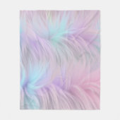 Couverture Polaire Pastel Rainbow Fur (Devant)