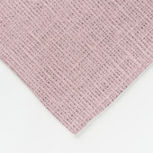 Couverture Polaire Pastel rose blanc dentelle texture (Coin)