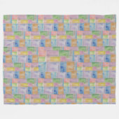 Couverture Polaire Pastel Throw Grand Effet de verre tendu (Devant (Horizontal))