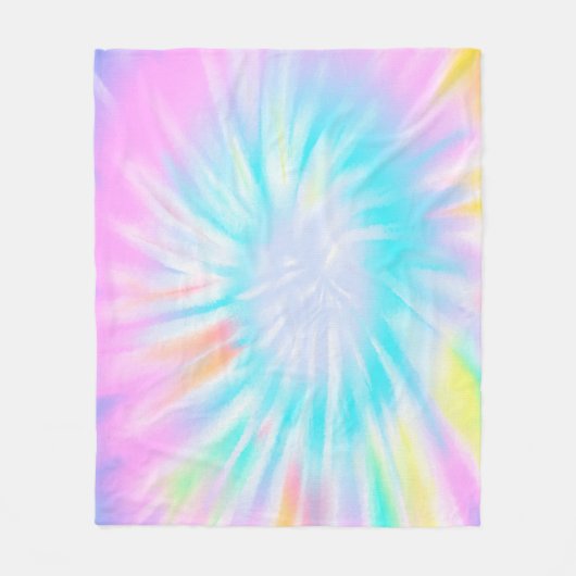 Couverture Polaire Pastel Tie Dye (Devant)