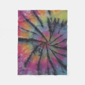 Couverture Polaire Pastel Tie Dye Swirl (Devant)