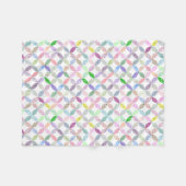 Couverture Polaire Pastel Traditionnel Patchwork Quilt Retro Baby (Devant (Horizontal))