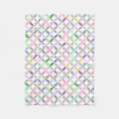 Couverture Polaire Pastel Traditionnel Patchwork Quilt Retro Baby (Devant)