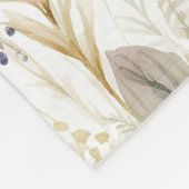 Couverture Polaire Pastel Whimsical unicorn fleur sauvage (Coin)