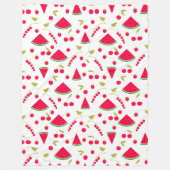 Couverture Polaire Pastèque (Devant)