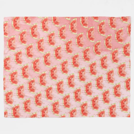 Couverture Polaire Pastèque (Devant (Horizontal))