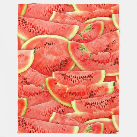 Couverture Polaire pastèque (Devant)