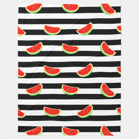 Couverture Polaire Pastèque (Devant)